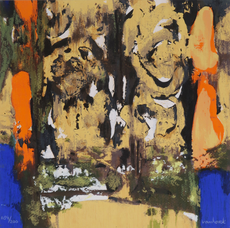 Hans Vanhorck: Zeefdruk, Z.T.  kopen? Bied vanaf 35!