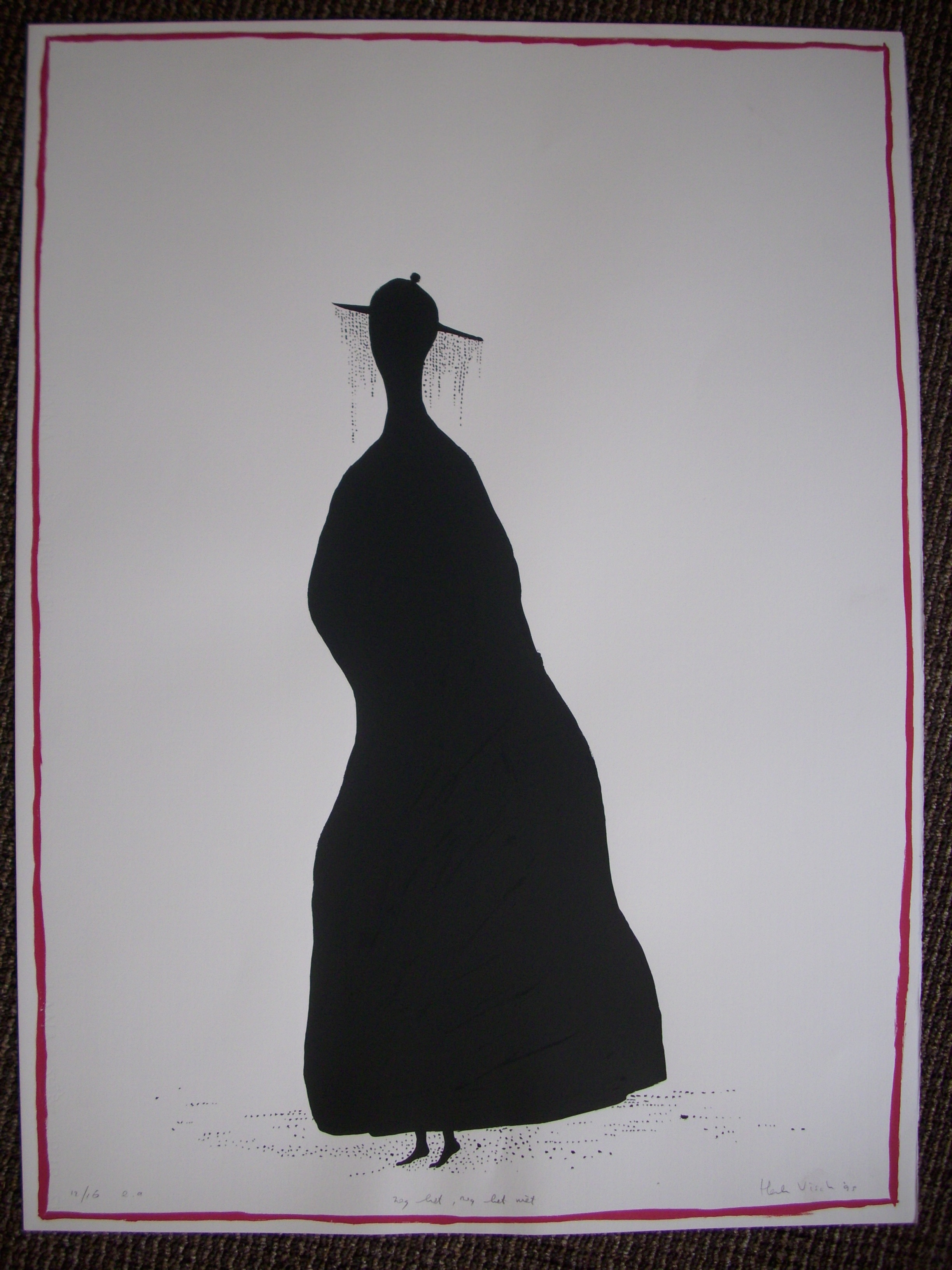 Henk Visch zeefdruk kopen? Bied vanaf 100!