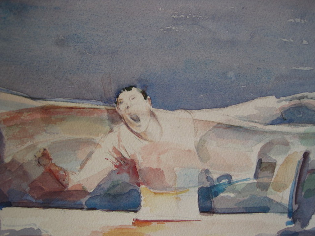 Geëngageerde Kunst Foto/Aquarel "it's a Mans World" Alex Lichtveld Amsterdam1971 kopen? Bied vanaf 1!