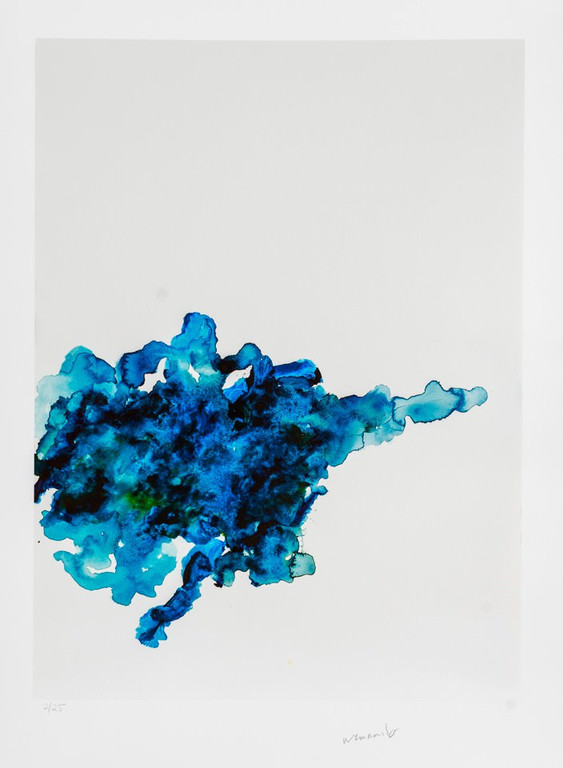 ARMANDO. Glicee 2015 -Compositie in blauw-. Gesigneerd. Slechts 25 exemplaren! kopen? Bied vanaf 109!