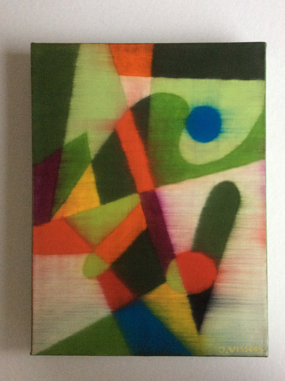 Formalux 4 - olieverf op canvas - Jack Vissers kopen? Bied vanaf 40!