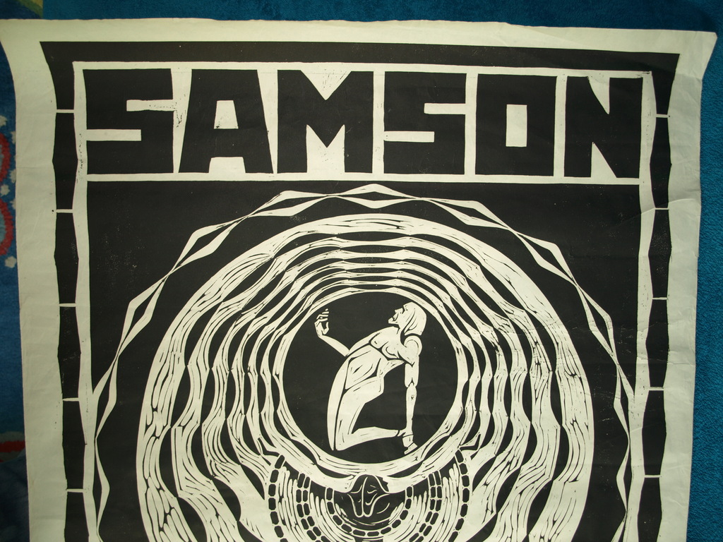 Wim Wijnman: Zeefdruk - Samson - Art Deco - 1920 kopen? Bied vanaf 35!