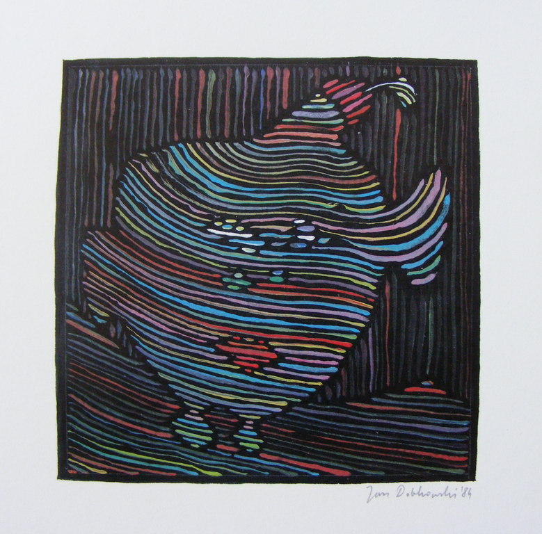Jan Dobkowski, grafiek, "Motiv III", 1984 kopen? Bied vanaf 25!