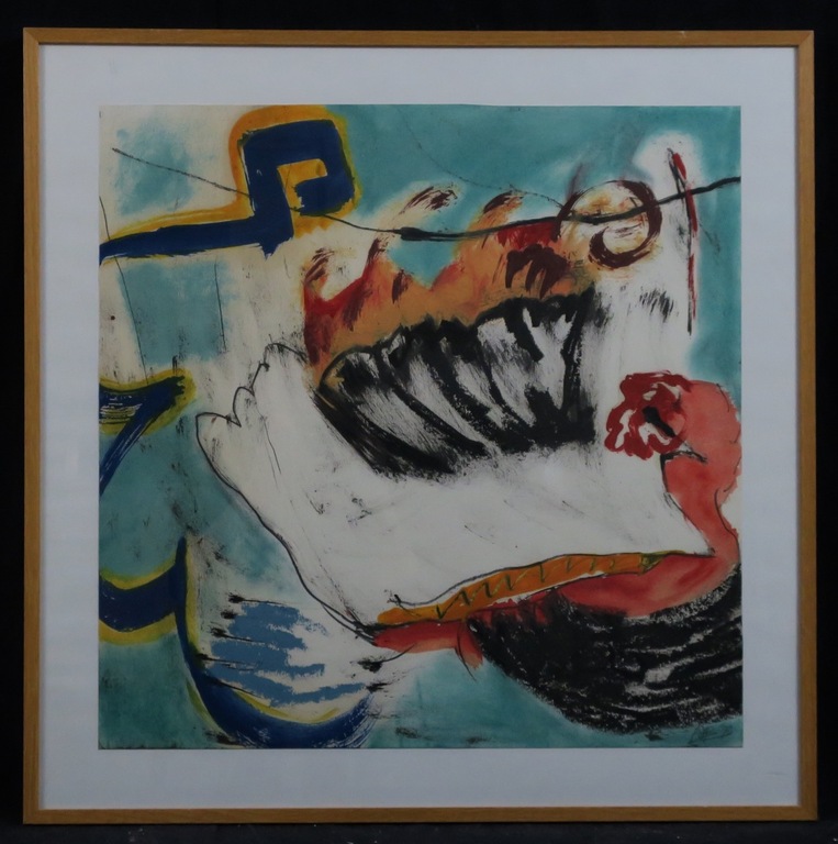 Nicola Rozemeijer: Gemengde techniek, Zonder titel - Ingelijst kopen? Bied vanaf 1!