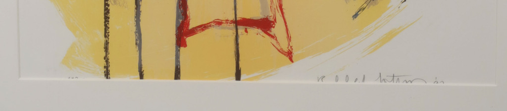 Robbert Fortgens: Zeefdruk, Z.T. - Ingelijst kopen? Bied vanaf 35!