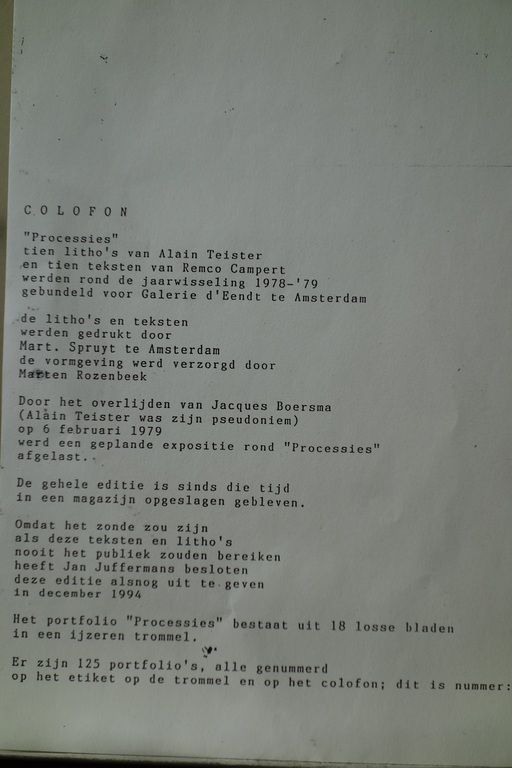 Alain Teister,  kopen? Bied vanaf 75!