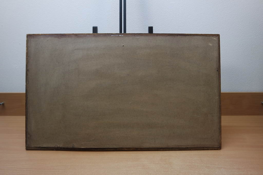 Hollandse school: olieverf op paneel , rivierlandschap kopen? Bied vanaf 95!