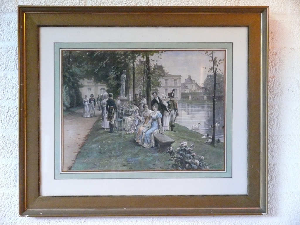 Adrien Moreau, litho, titel onbekend verkocht voor € 35!