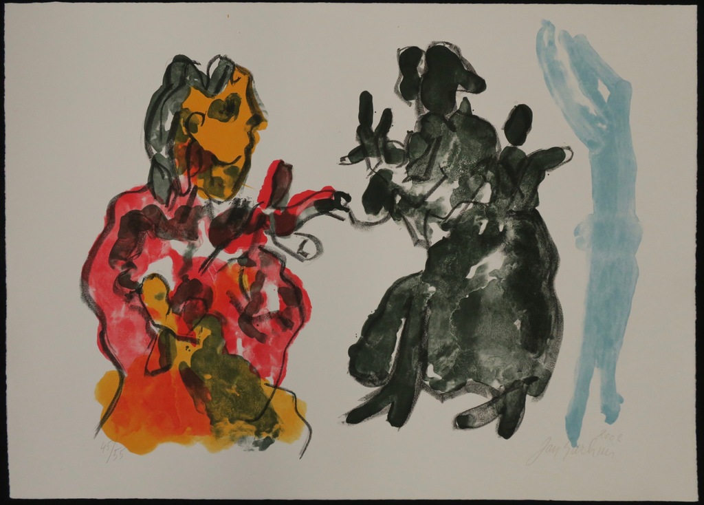 Jan Sierhuis: Litho, Flamenco (rood) kopen? Bied vanaf 70!