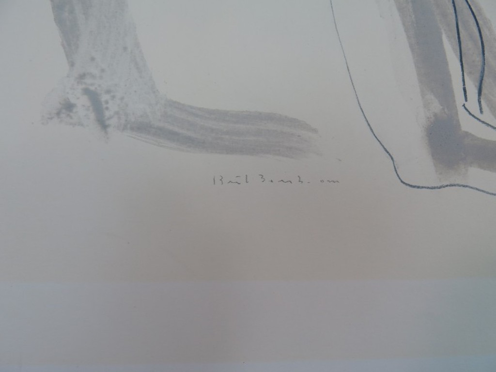 Bert Boerboom: Tekening, Bukkende figuur kopen? Bied vanaf 1!