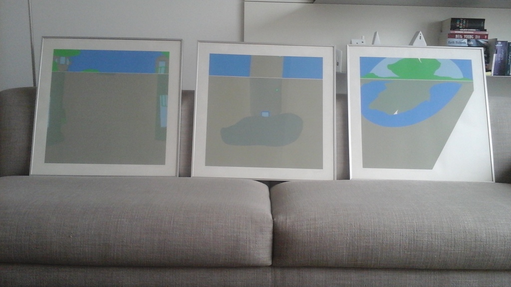 Hans Landsaat: Zeeuwse Weerspiegelingen Zeefdrukken kopen? Bied vanaf 100!