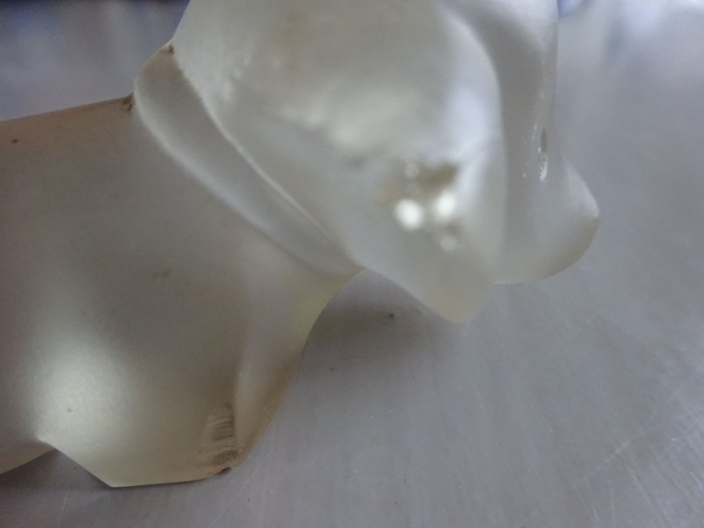 Lucienne Bloch- frosted pers glas- Taxhond kopen? Bied vanaf 15!