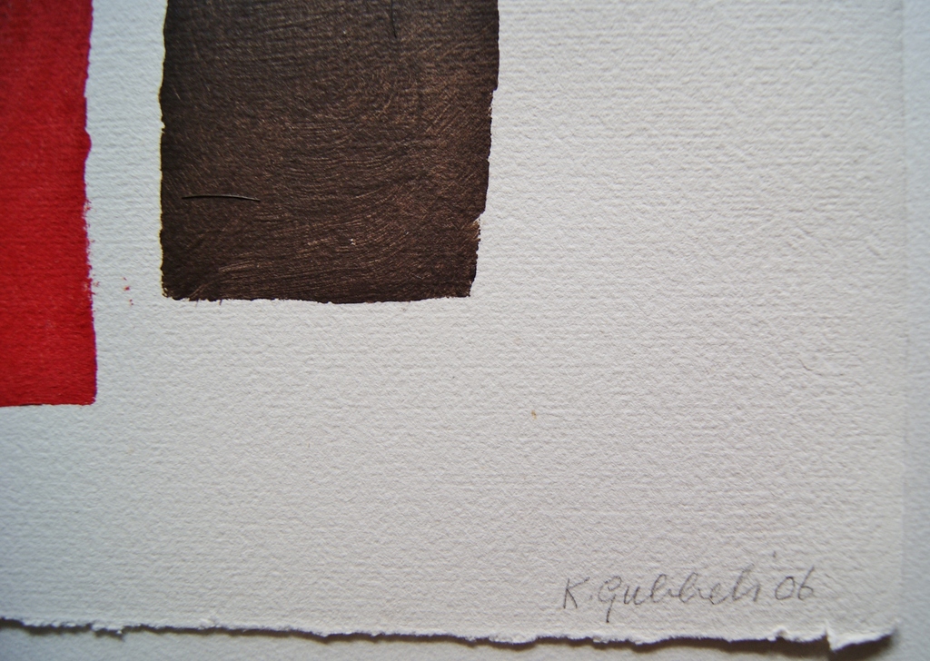 Klaas Gubbels sjabloondruk uit 2006, oplage 18 ex. kopen? Bied vanaf 295!