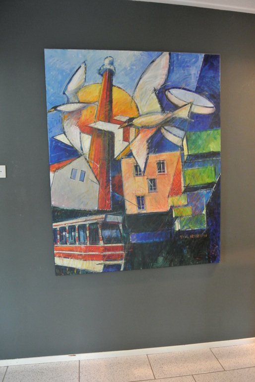 Paul Kerrebijn, abstract Den Haag/Scheveningen kopen? Bied vanaf 195!