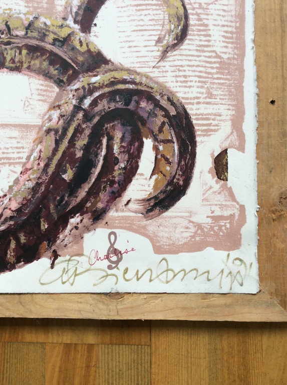 Gerti & Charlise Bierenbroodspot - zeefdruk 'Ik dacht aan Afrika' 1991 E.A. kopen? Bied vanaf 49!