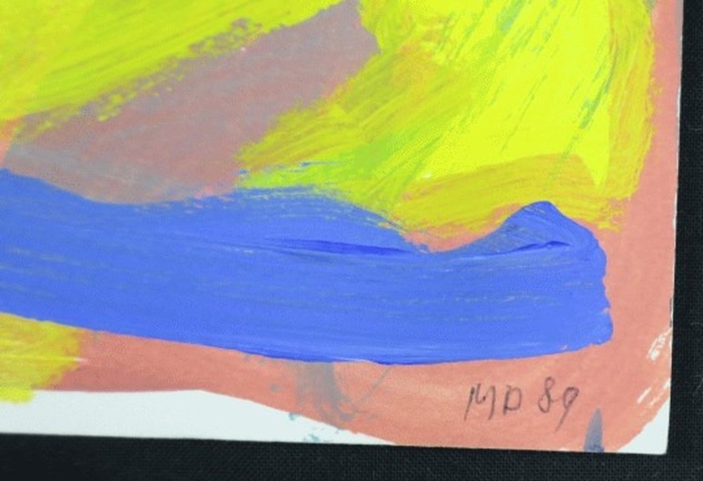 Maarten Dekker: Acryl op papier, Z.T. kopen? Bied vanaf 1!