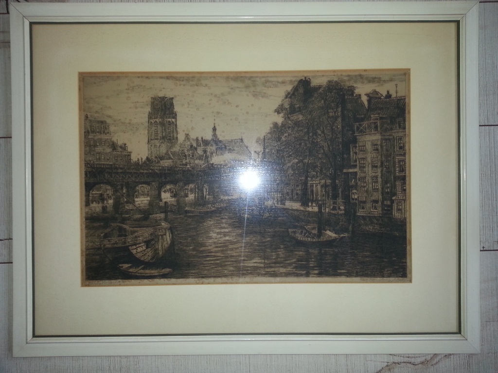 Eugene Rensburg (1872-1956) - Ets, gesigneerd kopen? Bied vanaf 1!