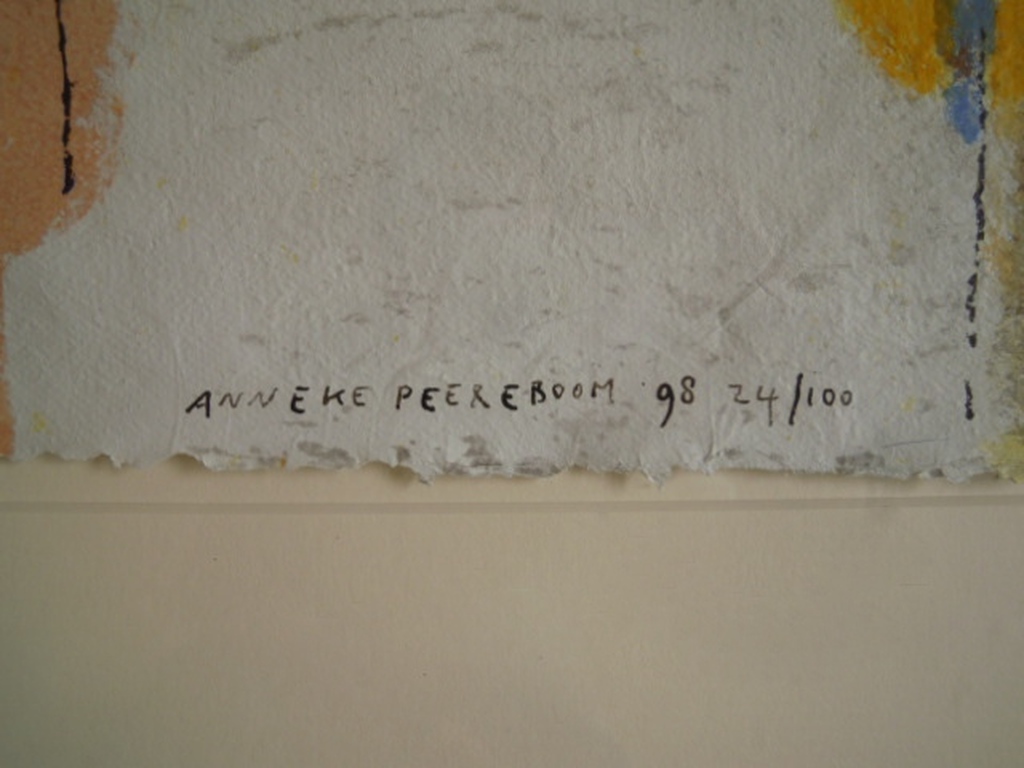 Zeefdruk ANNEKE PEEREBOOM -LUCE DEL GIORNO 1 -85 X 65 CM kopen? Bied vanaf 50!