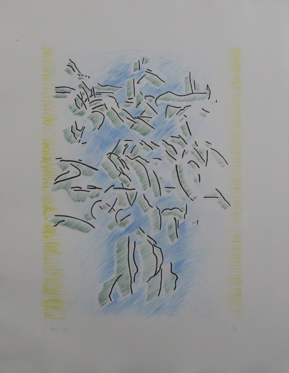 Jaap Hillenius: Litho, Zonder titel - Ingelijst kopen? Bied vanaf 20!