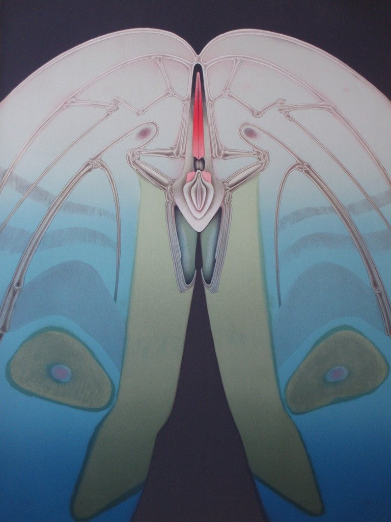 Ond.gesigneerd, Erotische vorm, Kleurenlitho kopen? Bied vanaf 1!