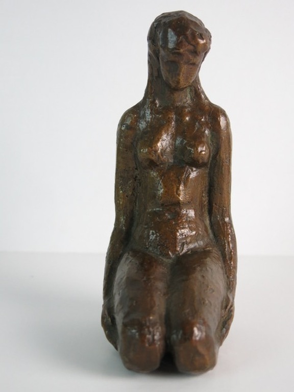 Jesualda Kwanten: Brons, Zittend naakt kopen? Bied vanaf 200!