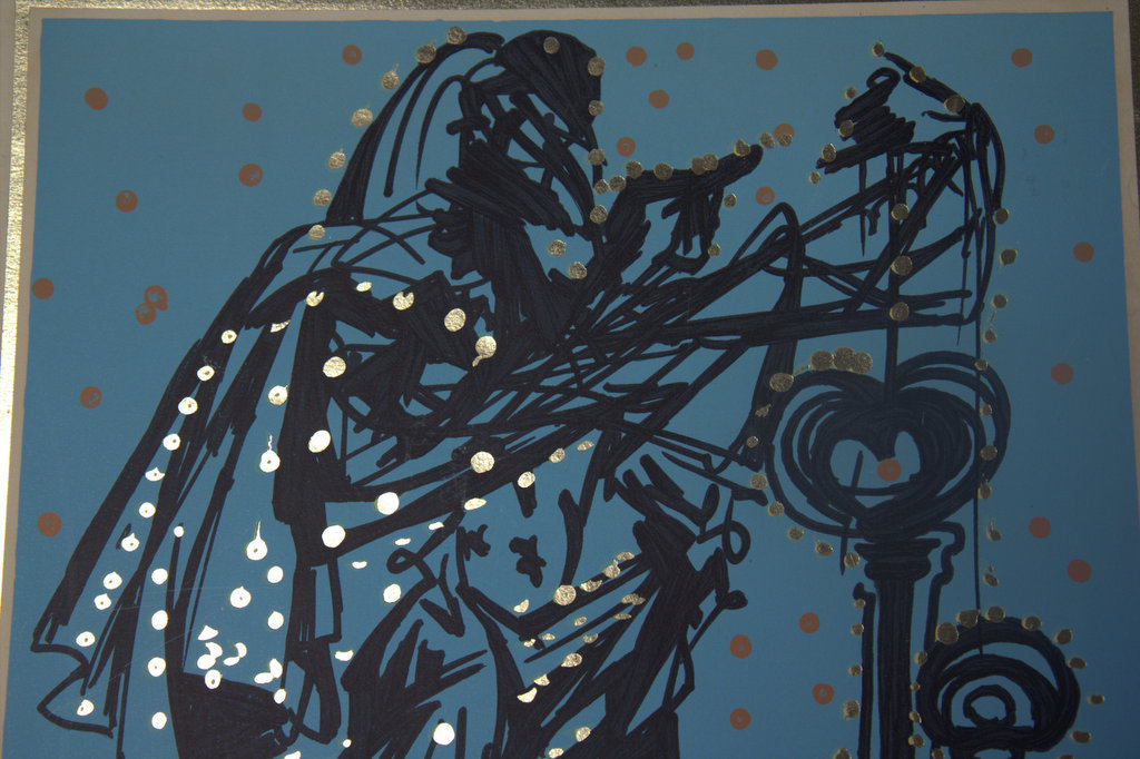 Dali: Originele, handgesigneerde en genummerde litho 1977 'Peter' met bladgoud kopen? Bied vanaf 1250!