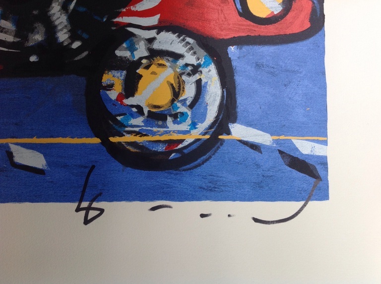 'Future lease', gesigneerde zeefdruk, oplage 300, dit is nummer 1/300! kopen? Bied vanaf 200!