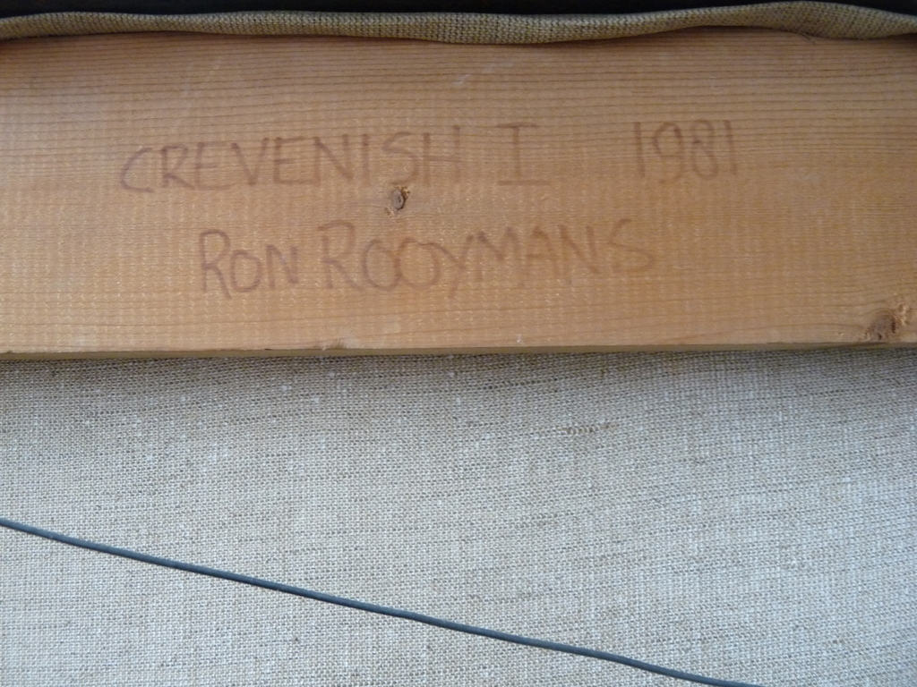 RON ROOYMANS   OLIEVERF OP DOEK   kopen? Bied vanaf 300!