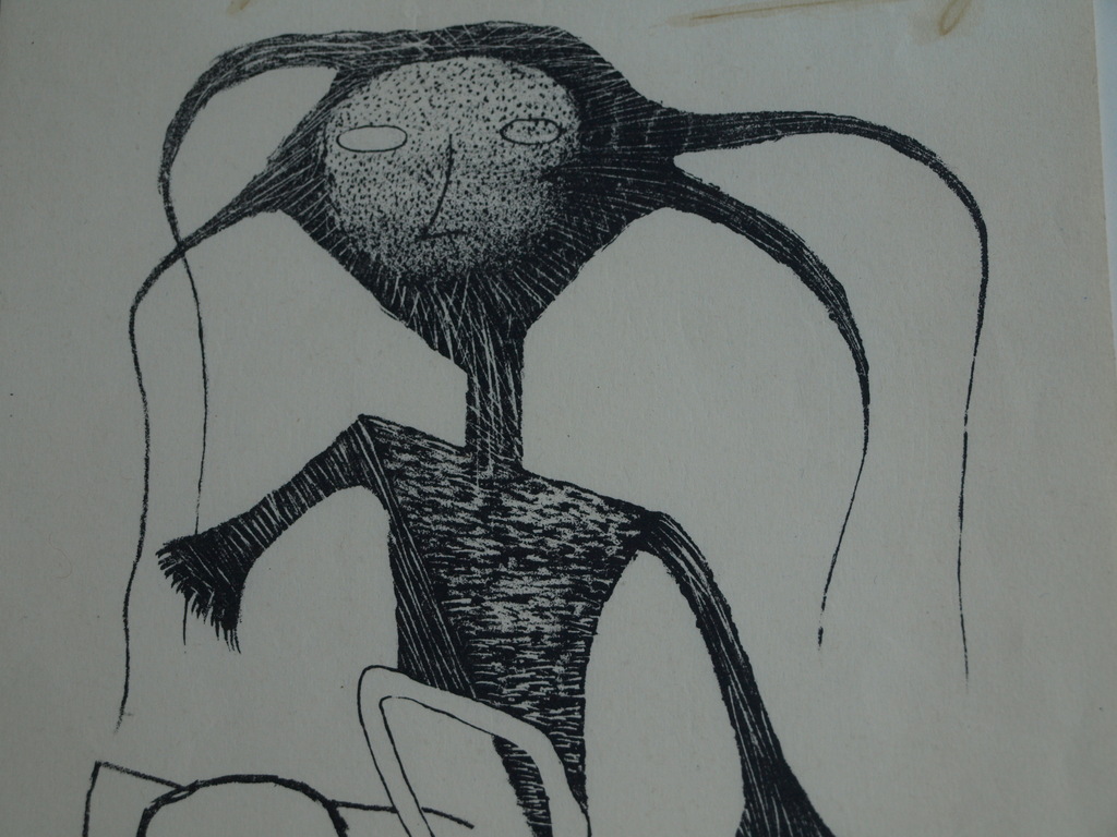Harry van Kruiningen : Litho , zonder titel – gesigneerd & ingelijst  kopen? Bied vanaf 1!