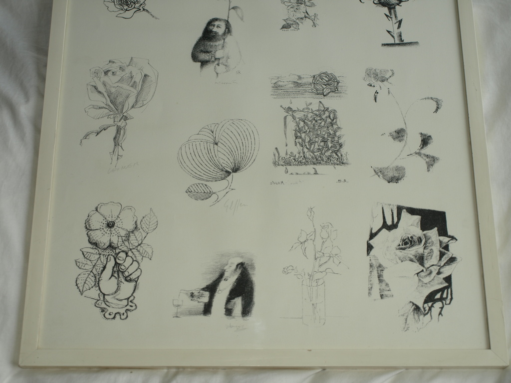 Peter Vos, Metten Koornstra, Paul Citroen, Dick Elffers ea.: Litho-De Roos –1970 kopen? Bied vanaf 50!