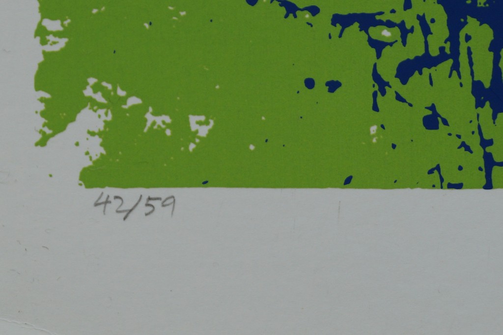 Bhaskar Hande - gesigneerde zeefdruk - zonder titel - 1981 kopen? Bied vanaf 5!