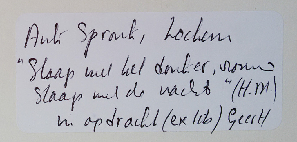 Laatste keer: Ank Spronk - Slaap met het donker vrouw, aquatint ets kopen? Bied vanaf 50!