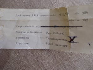 Peter Terhorst - Landschap compositie X kopen? Bied vanaf 35!