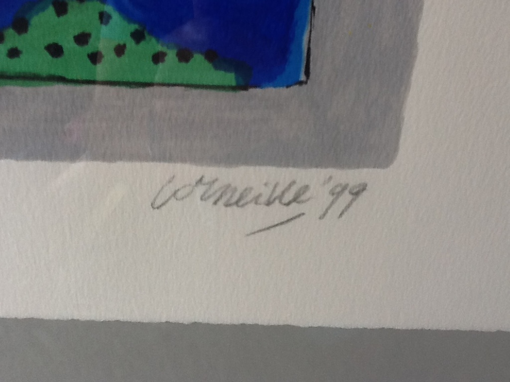 Corneille : Kleurenlitho, handgesigneerd en ingelijst kopen? Bied vanaf 135!