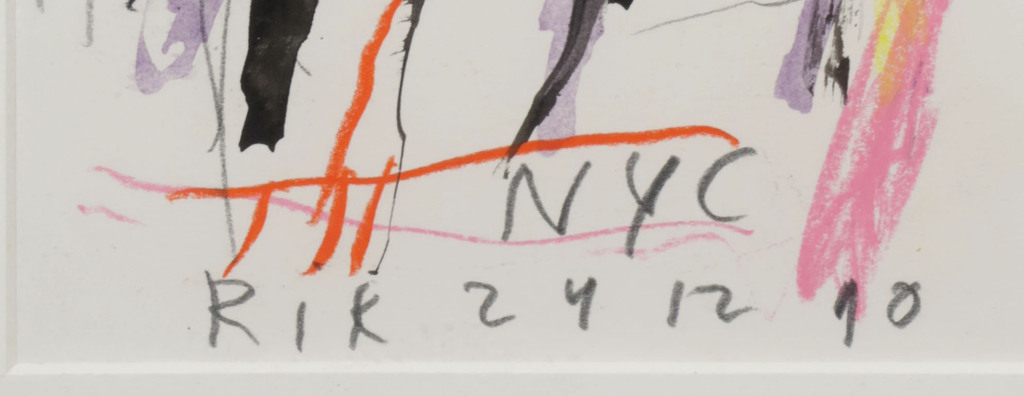 Rik van Iersel: Krijt en Aquarel, NYC - Ingelijst kopen? Bied vanaf 120!