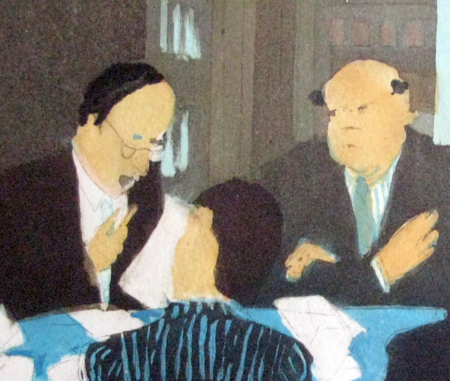 Willy Belinfante (1922-2014) - VERGADEREN - kleurets kopen? Bied vanaf 1!