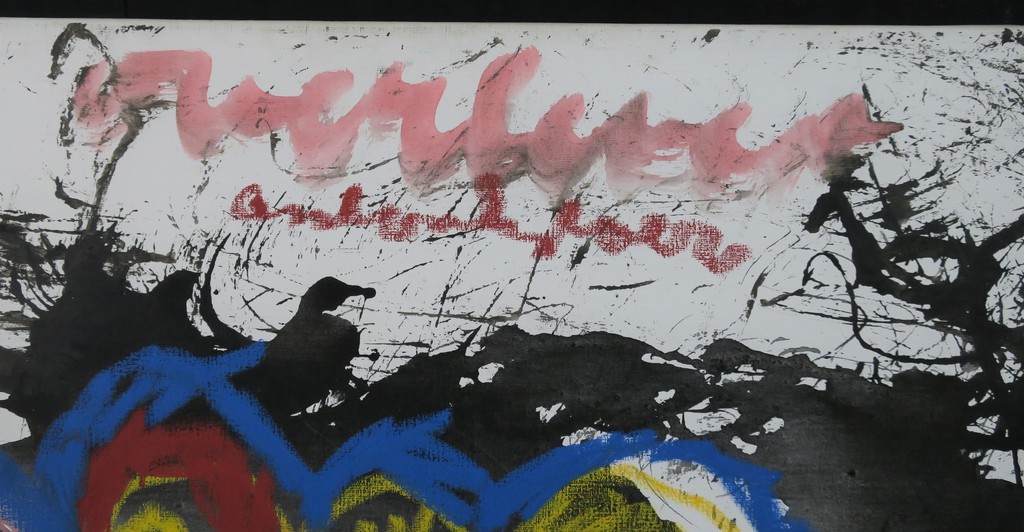 Anton Heyboer: Gemengde techniek op doek, Twee vrouwen kopen? Bied vanaf 350!