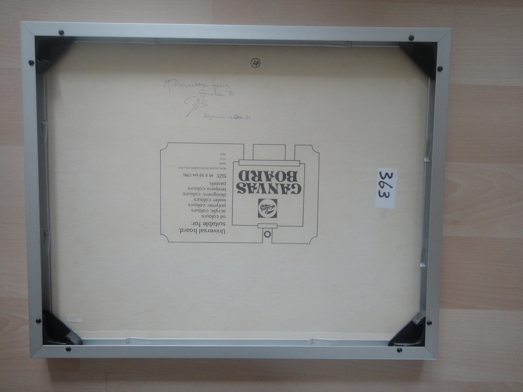 Jan Duyvetter, olieverf op board, compositie met paddestoelen kopen? Bied vanaf 125!