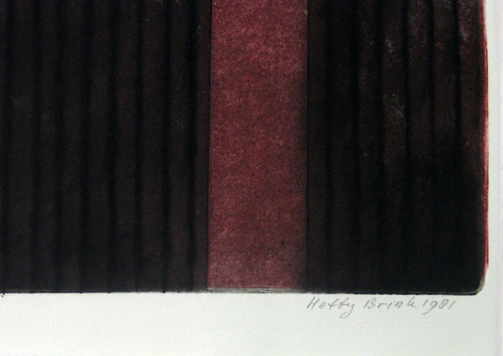Hetty Brink, ets, Plant, 1981 kopen? Bied vanaf 45!
