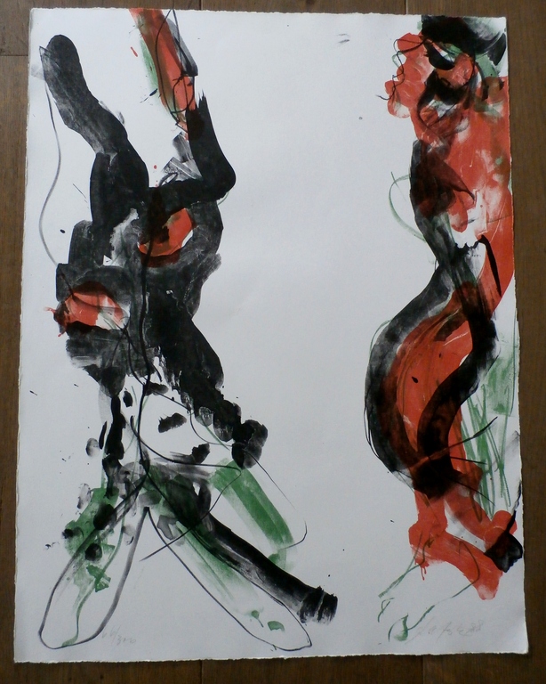 Ger Lataster - Kleurenlitho - 1988 kopen? Bied vanaf 125!