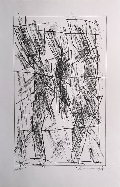 Jan Schoonhoven (1914-1994) - Zeefdruk - Formatie verkocht voor € 220!