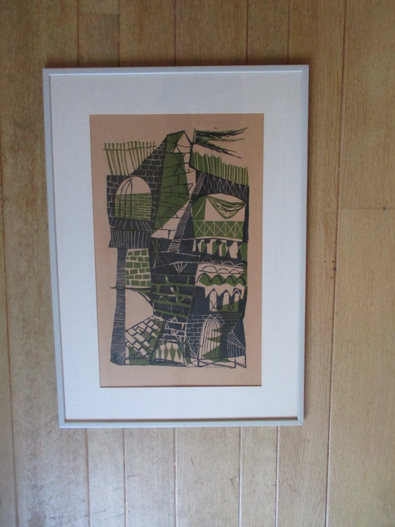 Gras Heyen: Houtgravure, Zonder titel kopen? Bied vanaf 45!