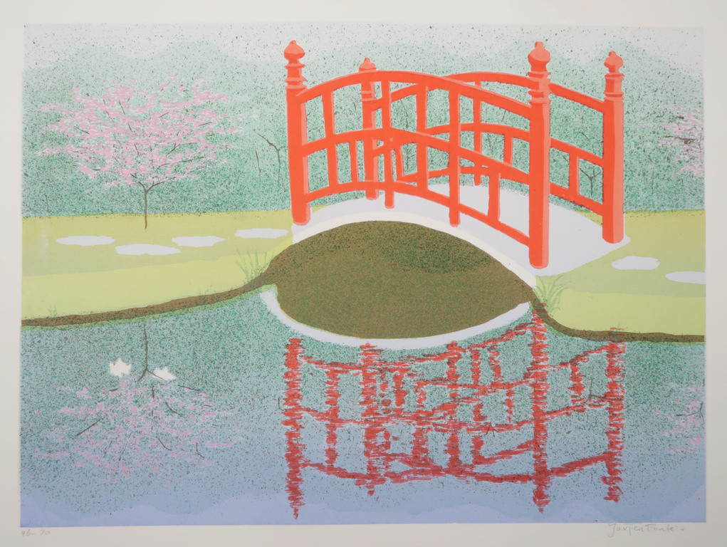 Jurjen Fontein: Zeefdruk, Japanse tuin kopen? Bied vanaf 35!