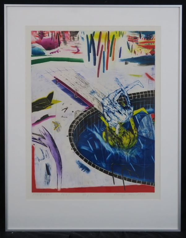 Henryk Ozog: Ets, Movement in art I - Ingelijst kopen? Bied vanaf 40!