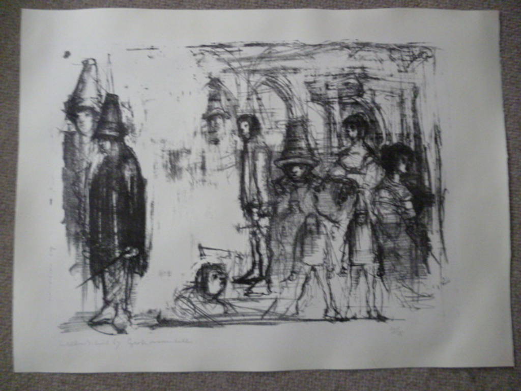 William D. (Dirkje) Kuik - litho - Grote messentrekker kopen? Bied vanaf 45!