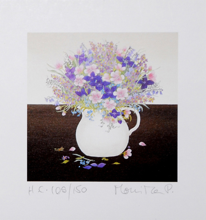 Zaidong Zheng - Zaidong Zheng e.a: Collectie van vier kunstwerkjes, Div. voorstellingen kopen? Bied vanaf 30!