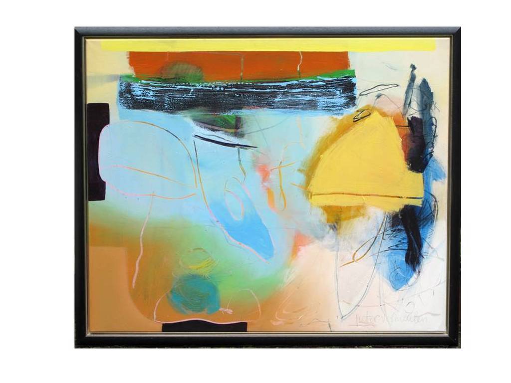 Fiesta'99, acryl op linnen verkocht voor € 250!