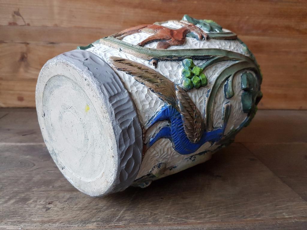 Retro keramiek vintage vaas handbeschilderd kopen? Bied vanaf 1!