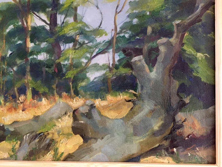 Eelco Cornelis Leegstra (1891-1968) - Landschap - Olieverf op doek - gesigneerd  kopen? Bied vanaf 30!