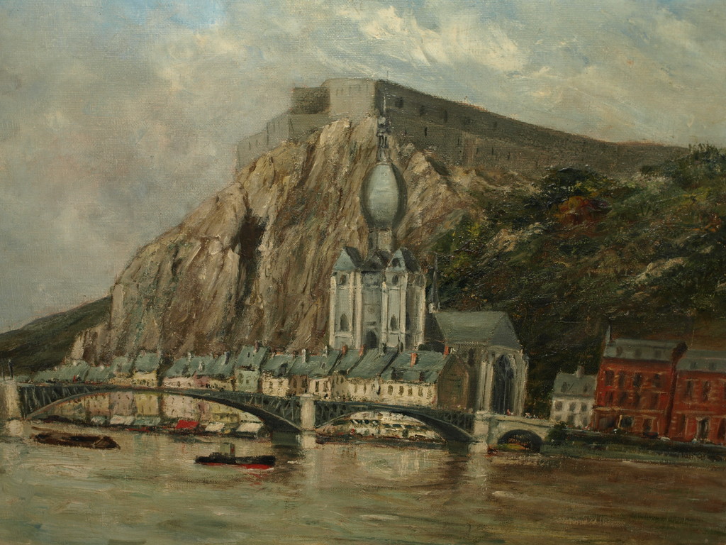 VICTOR MOERENHOUT (1856-1935) – Olieverf op doek – Gesigneerd – ca 1895 verkocht voor € 125!